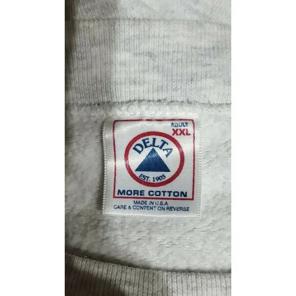 Cape Horn Crewneck Vintage Sweatshirt XXL Mens Gray Rounding Cape Horn Map - Picture 6 of 6